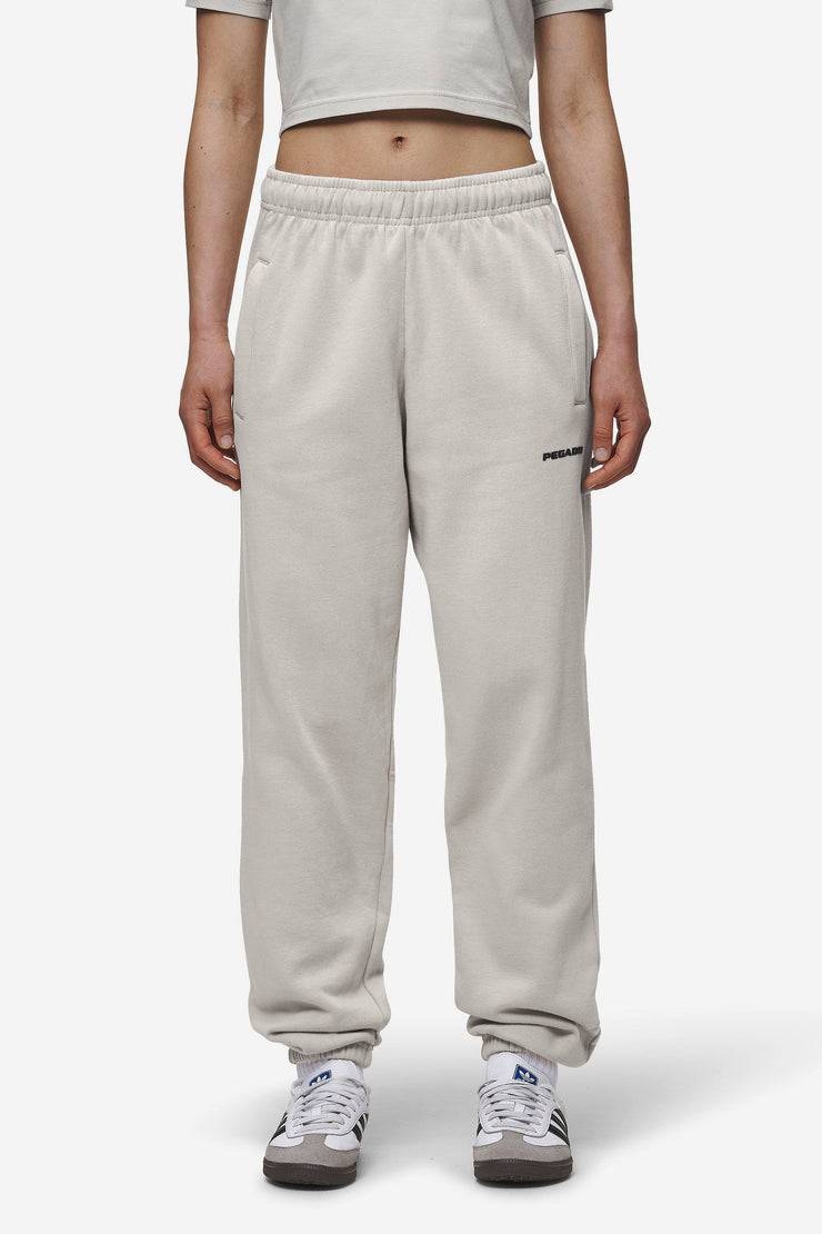 Pegador Villa High Waisted Sweat Pants Washed Moon Grey Black Gum Sonderangebot der Fabrik