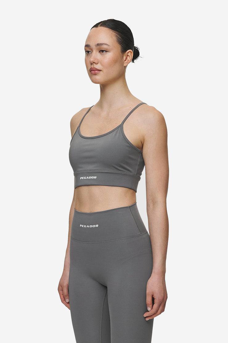 Pegador Taja Sport Bra Deep Grey White Nur noch ein Tag übrig