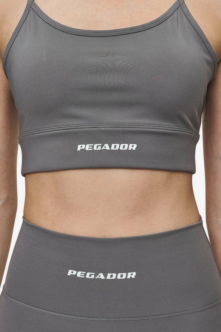 Pegador Taja Sport Bra Deep Grey White Nur noch ein Tag übrig