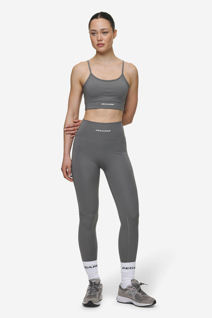 Pegador Leya Leggings Deep Grey White Super Rabatt