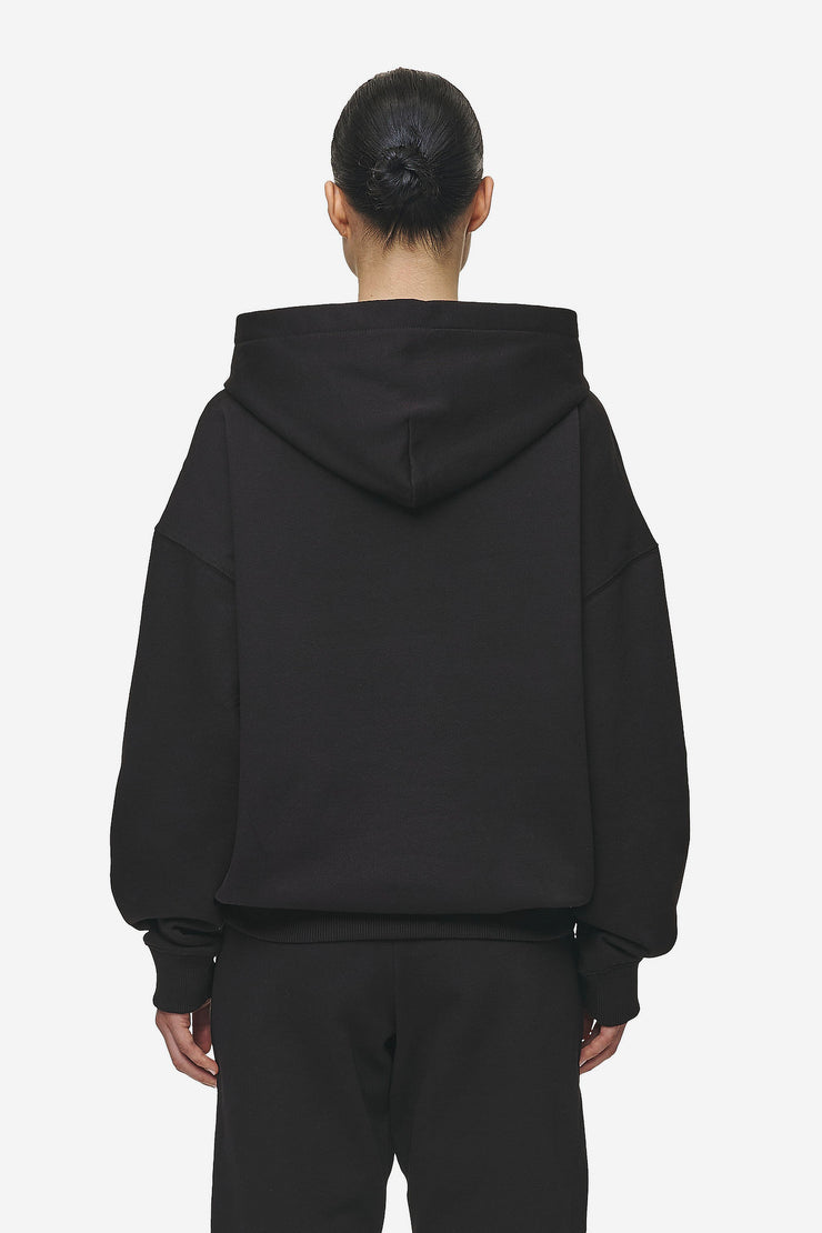 Pegador Clarita Logo Oversized Hoodie Black White Gum 50% Rabatt mit kostenlosem Versand