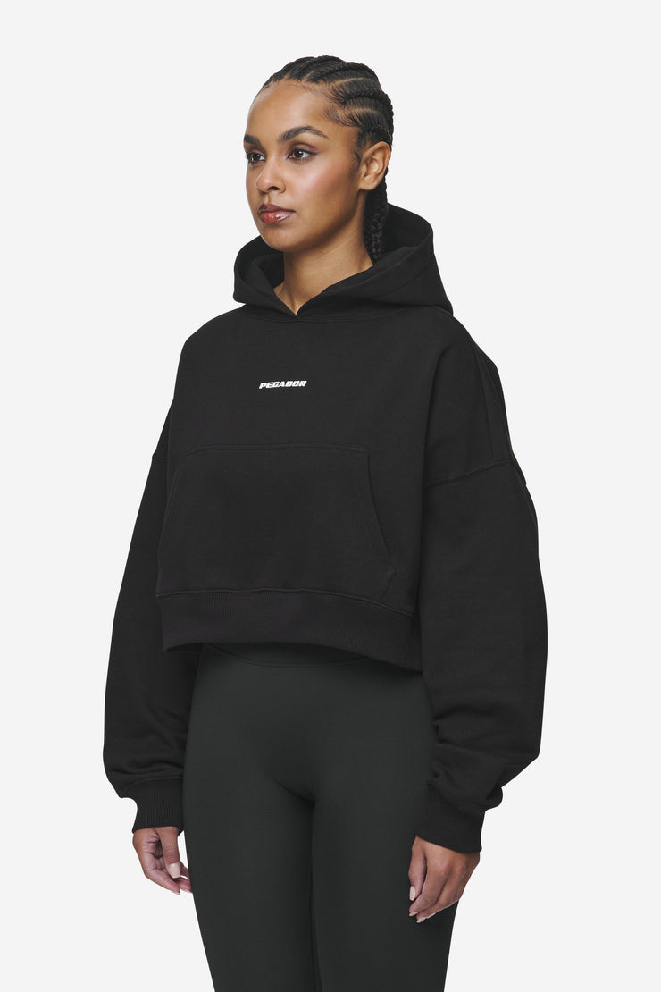 Pegador Salita Oversized Cropped Hoodie Black White Gum Kostenloser Versand international