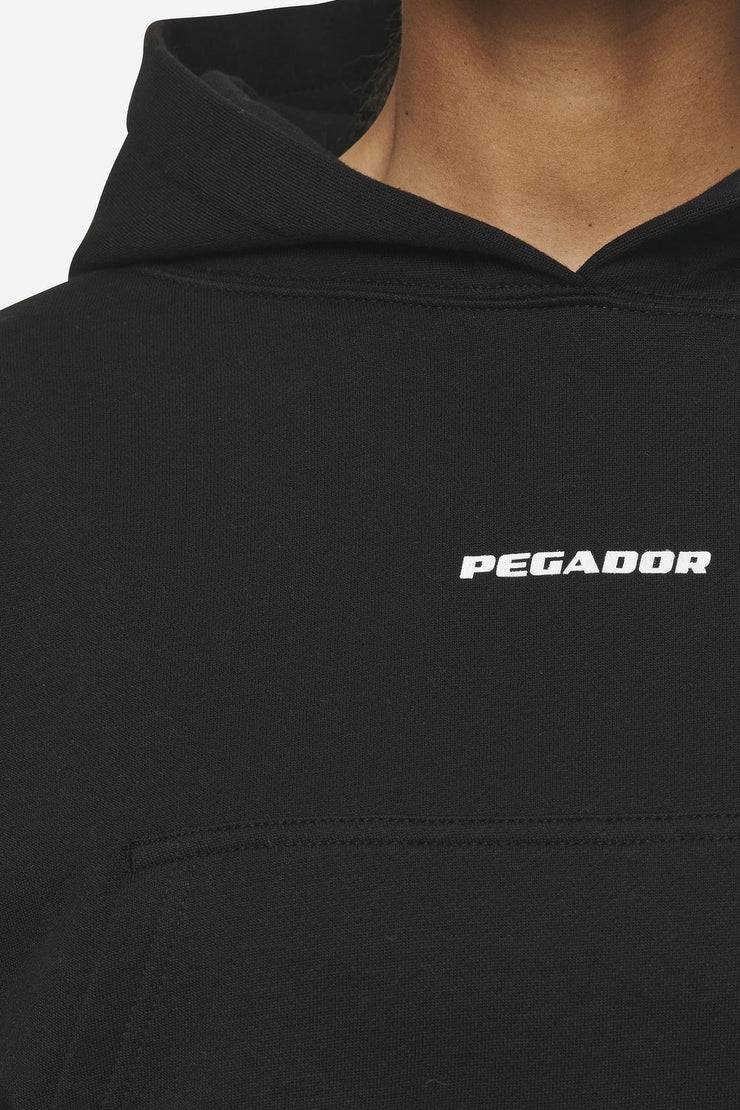 Pegador Salita Oversized Cropped Hoodie Black White Gum Kostenloser Versand international