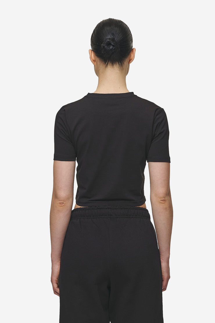 Pegador Ines Cropped Baby Tee Black White Gum Speichern exportieren