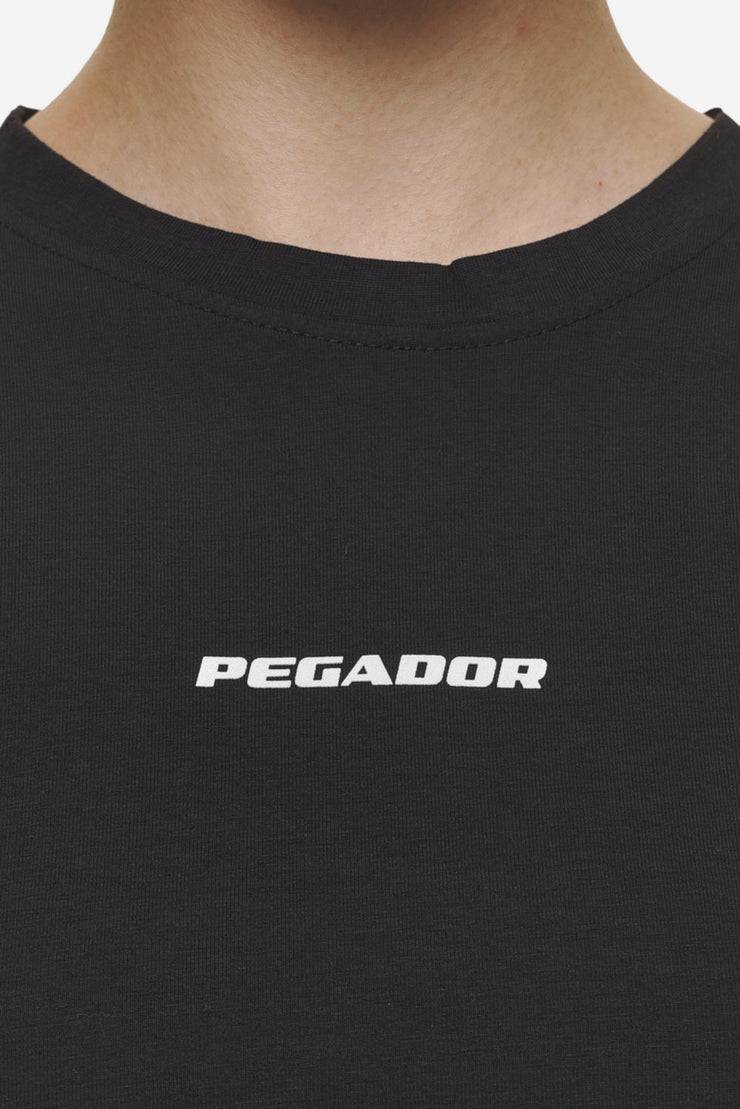 Pegador Ines Cropped Baby Tee Black White Gum Speichern exportieren