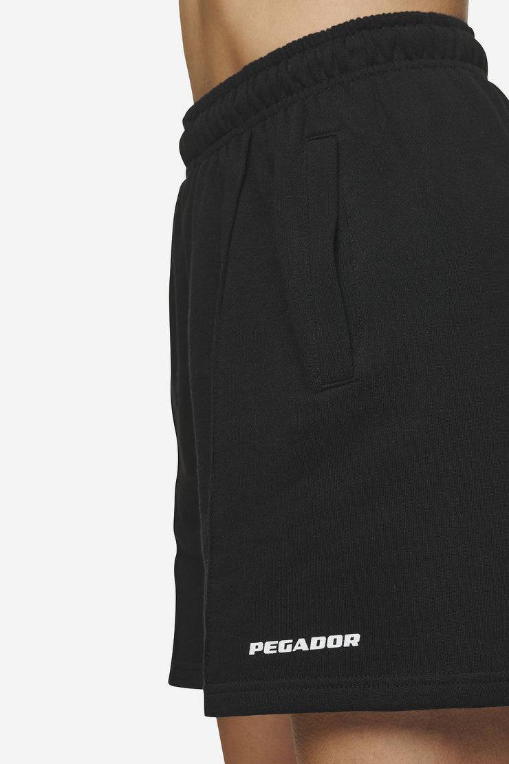 Pegador Sully High Waisted Shorts Black White Gum Online