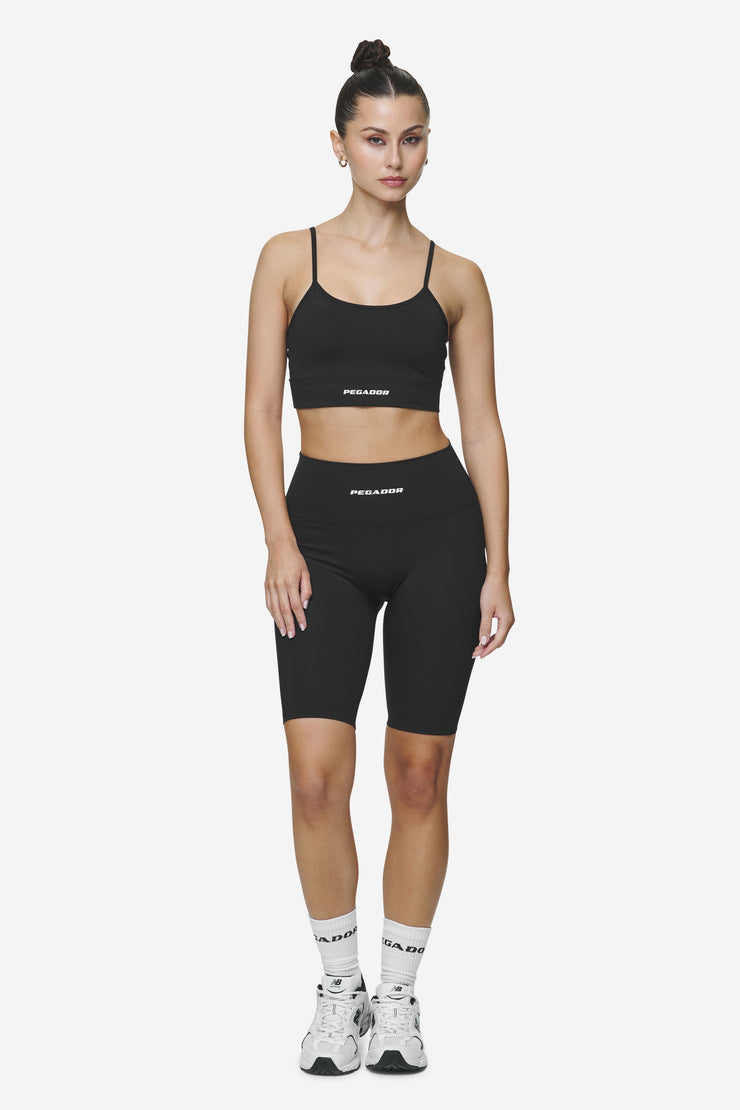 Pegador Lupita Biker Shorts Black White Outlet
