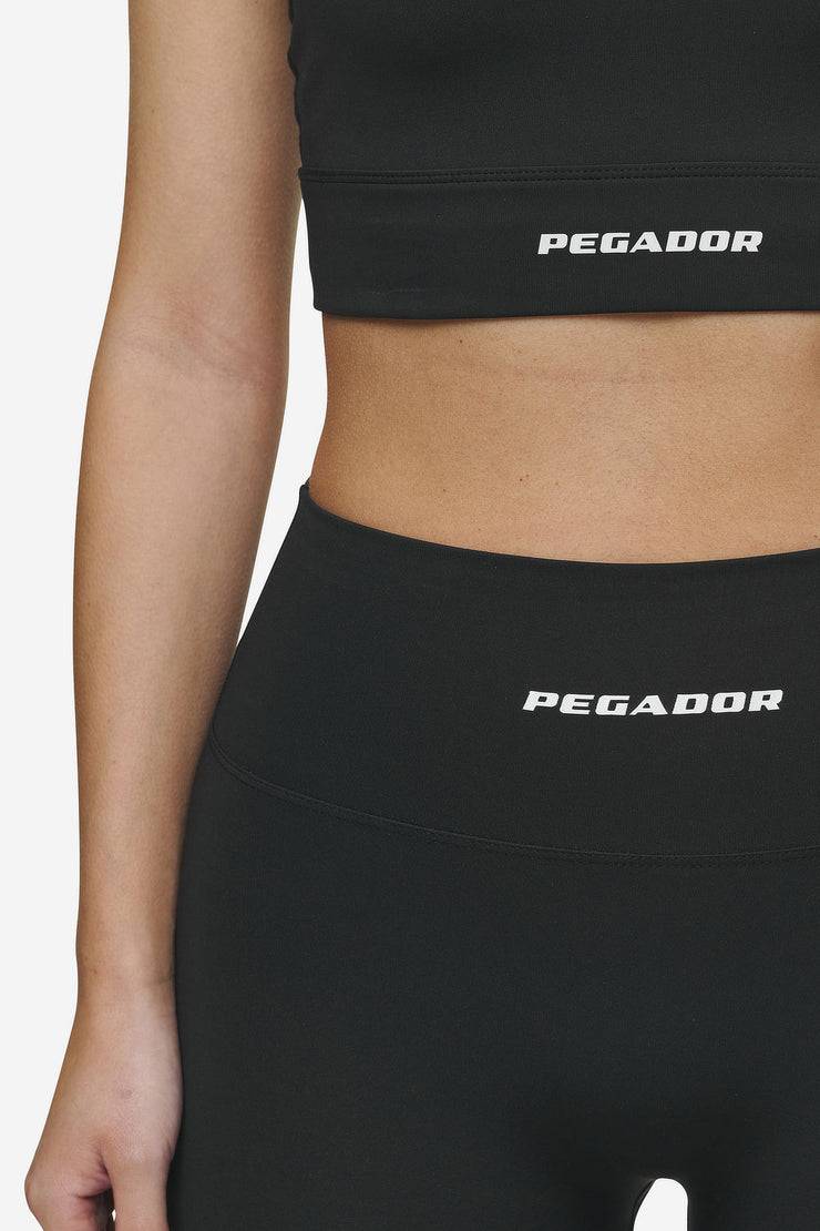 Pegador Lupita Biker Shorts Black White Outlet