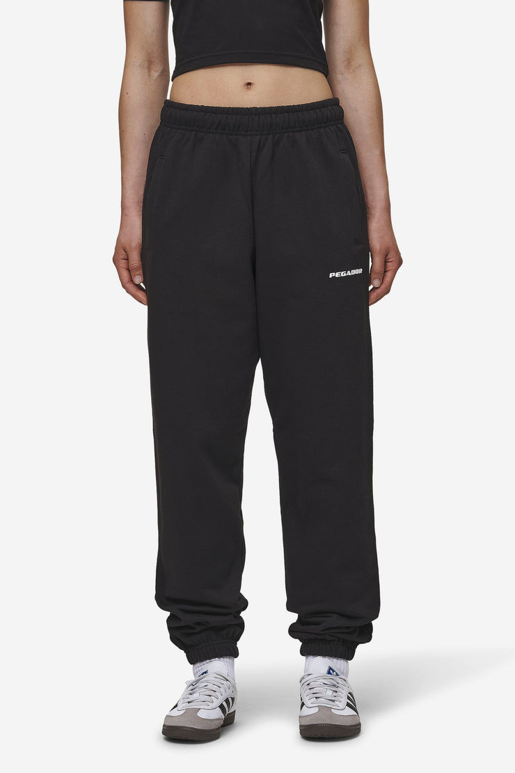Pegador Villa High Waisted Sweat Pants Black White Gum Angebote