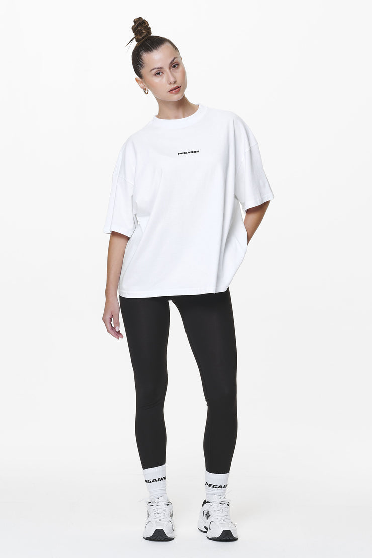 Pegador Bel Air Heavy Oversized Tee White Gum Günstiger Verkauf