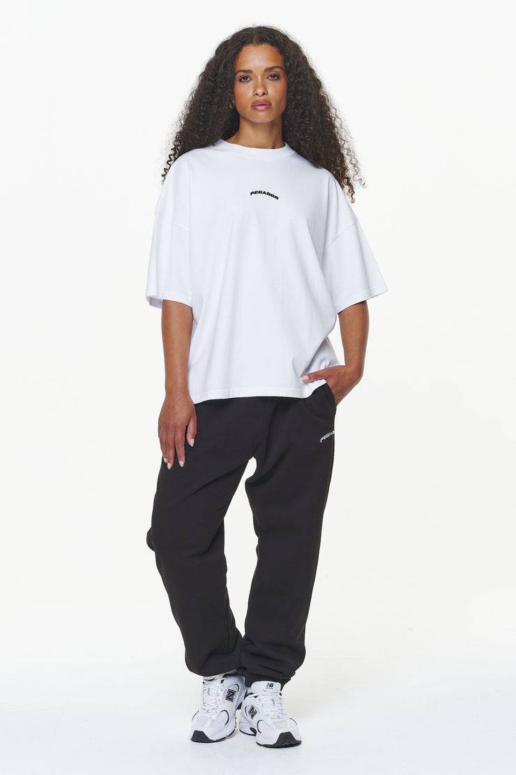 Pegador Thames Heavy Oversized Tee White Fabrikverkauf