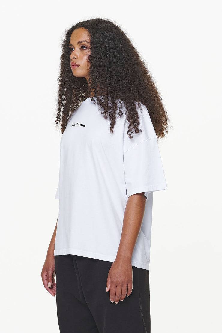 Pegador Thames Heavy Oversized Tee White Fabrikverkauf