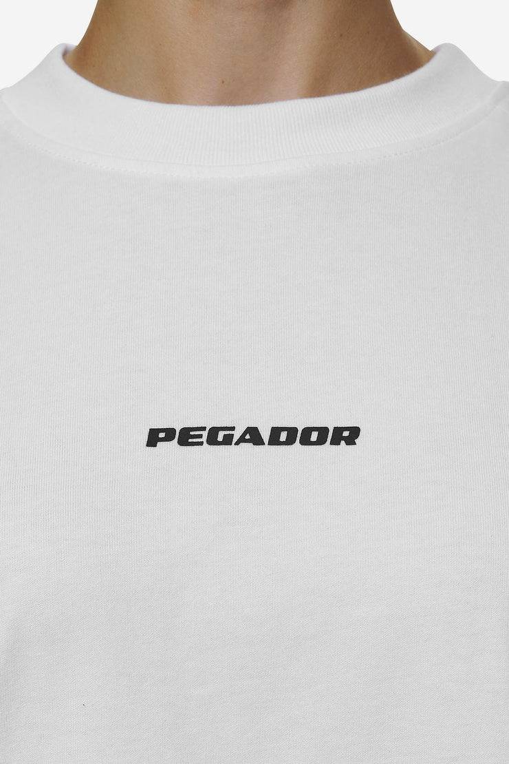 Pegador Bracy Heavy Oversized Tee White Black Gum Meist gekauft