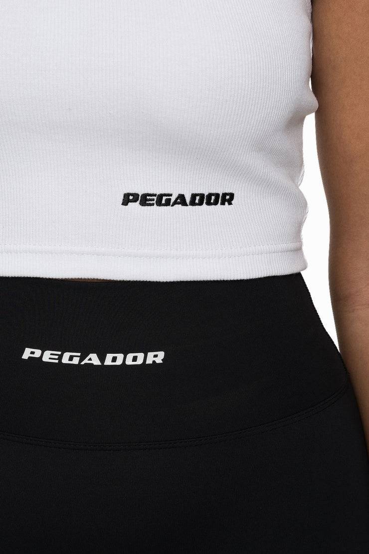 Pegador Ayla Crop Top White Black Blitzverkäufe