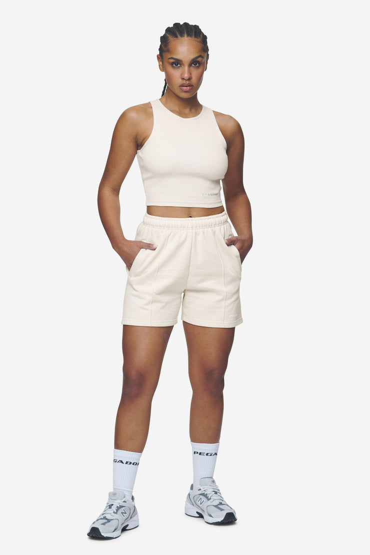 Pegador Sully High Waisted Shorts Washed Coast Sand White Gum Fabrikpreis