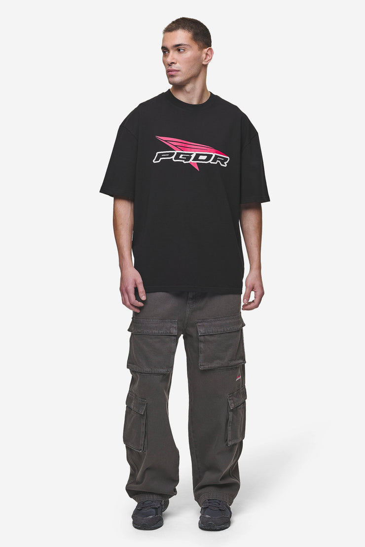 Pegador Blamor Oversized Tee Washed Black Versandkostenfrei