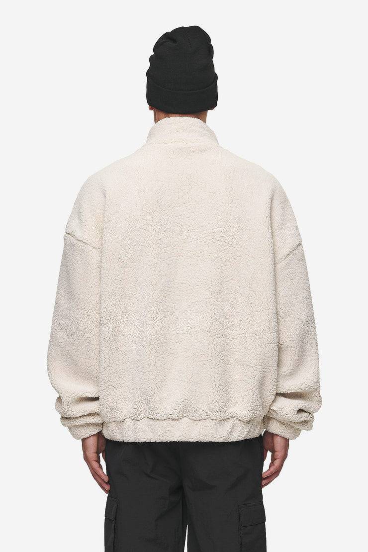 Pegador Puka Teddy Half Zip Sweater Light Beige Begrenztes Angebot