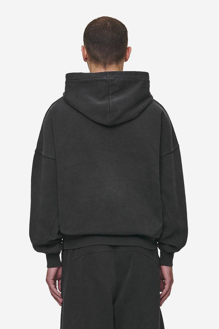 Pegador Mill Boxy Hoodie Vintage Black Preisnachlass