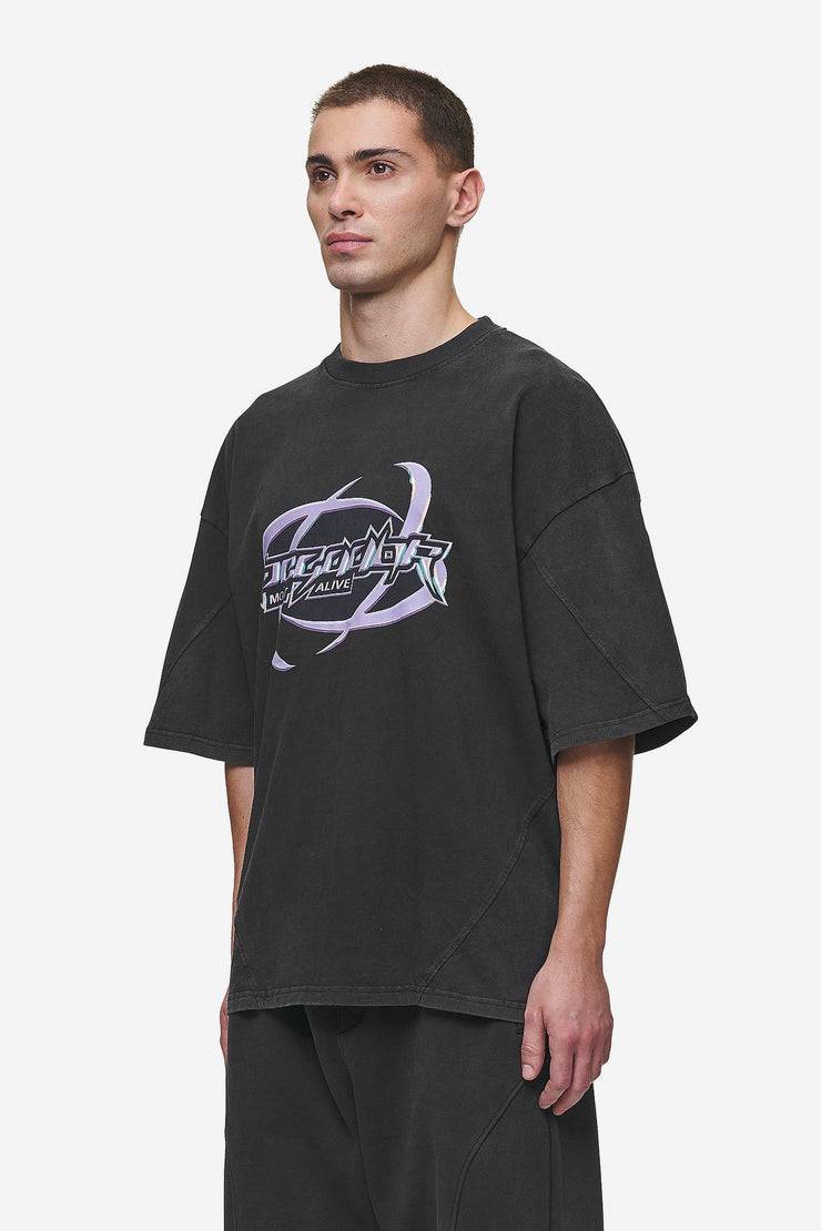 Pegador Mill Boxy Tee Vintage Black Saisonschlussverkauf