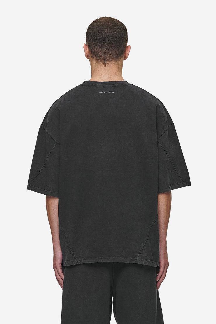 Pegador Mill Boxy Tee Vintage Black Saisonschlussverkauf