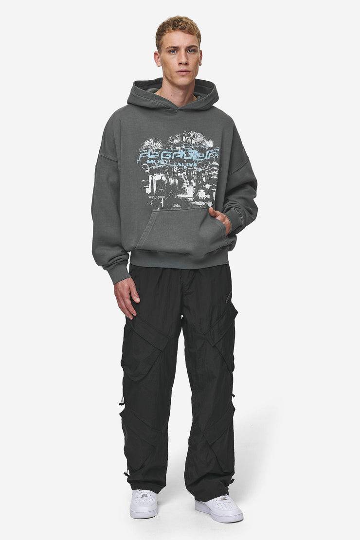 Pegador Macon Boxy Hoodie Washed Anthracite Vatertagsangebot