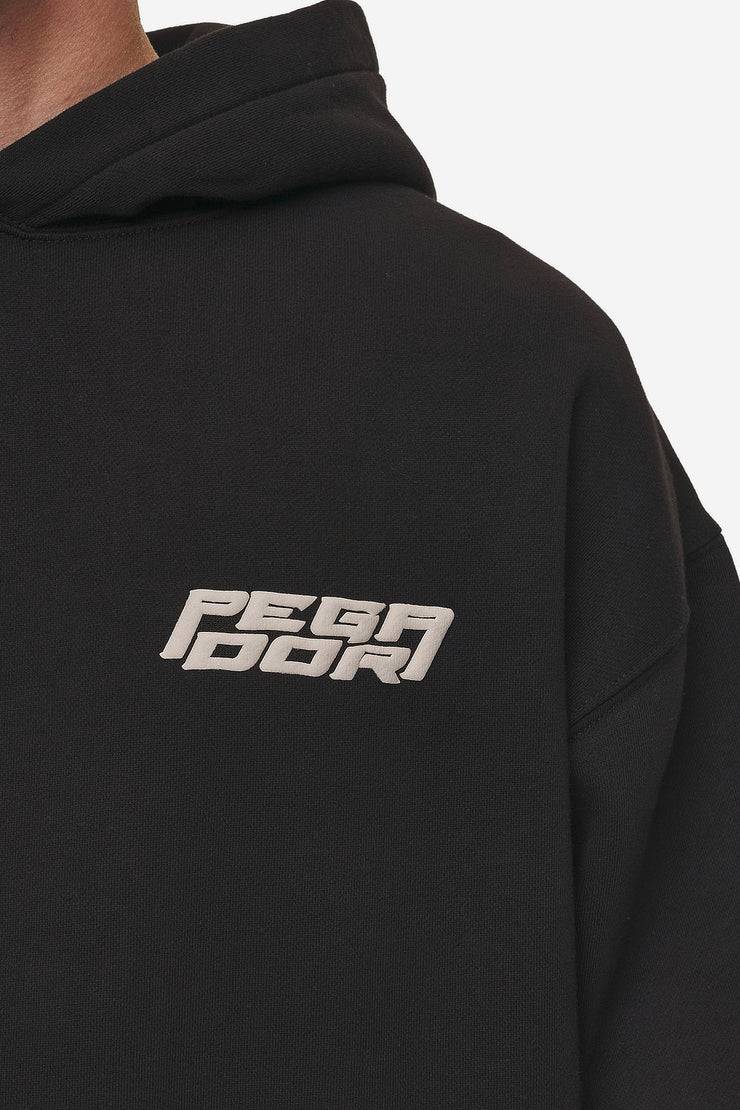 Pegador Doyer Oversized Hoodie Washed Black Jubiläumsangebot