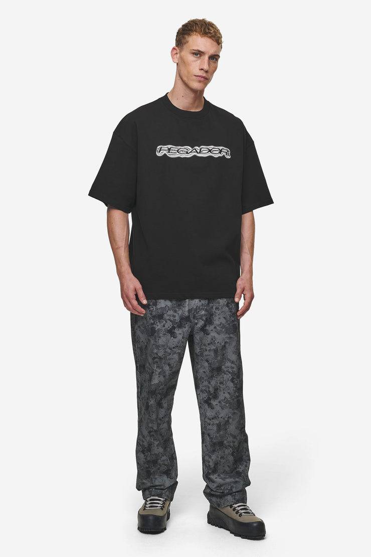 Pegador Baxter Boxy Tee Washed Black Top Angebot