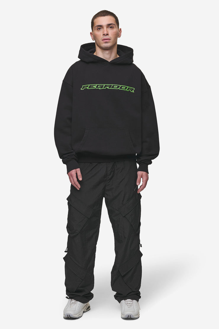 Pegador Alden Oversized Hoodie Washed Black Online Outlet