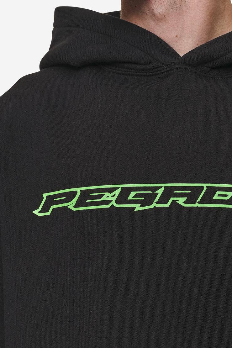 Pegador Alden Oversized Hoodie Washed Black Online Outlet
