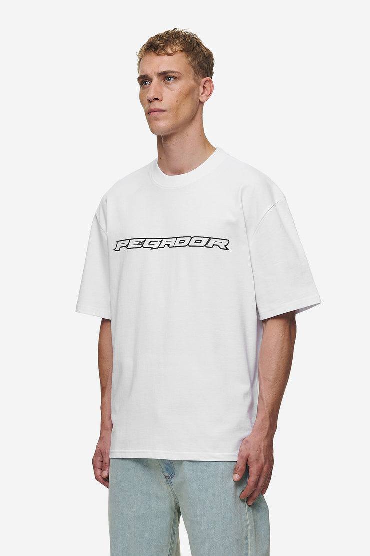 Pegador Alden Oversized Tee White Zeitlich begrenztes Angebot