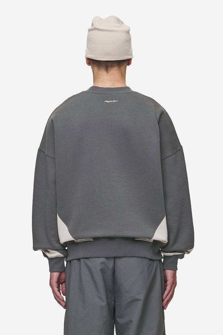 Pegador Slick Boxy Sweater Washed Anthracite Tägliche Deals