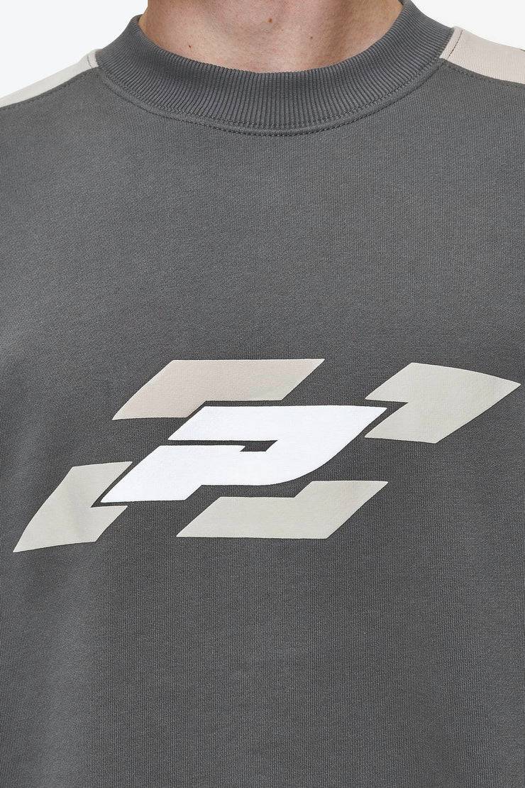 Pegador Slick Boxy Sweater Washed Anthracite Tägliche Deals