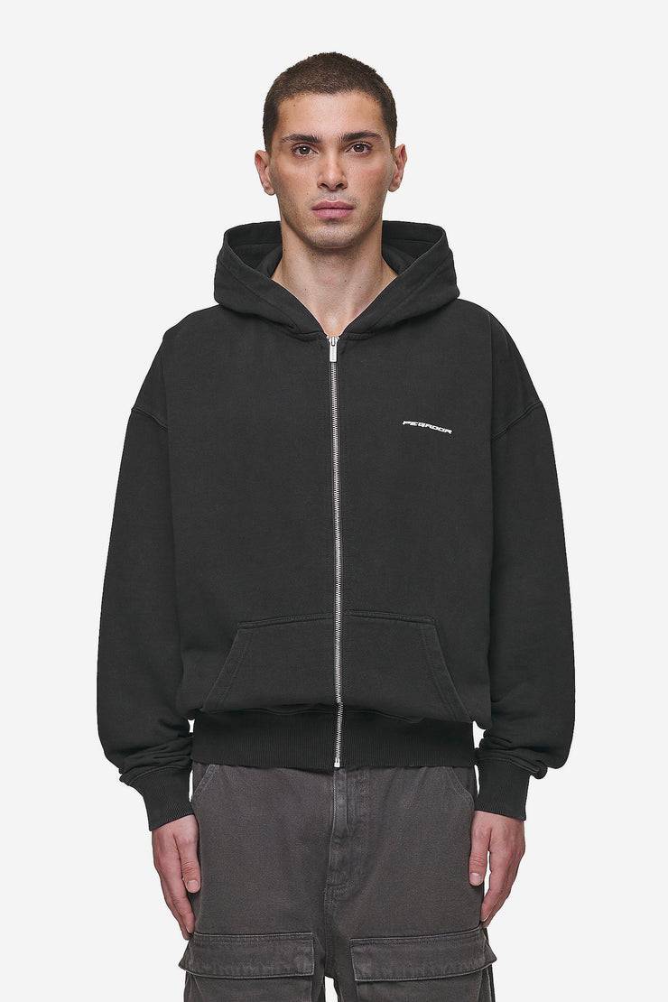 Pegador Dubose Oversized Sweat Jacket Vintage Black Sonderangebote