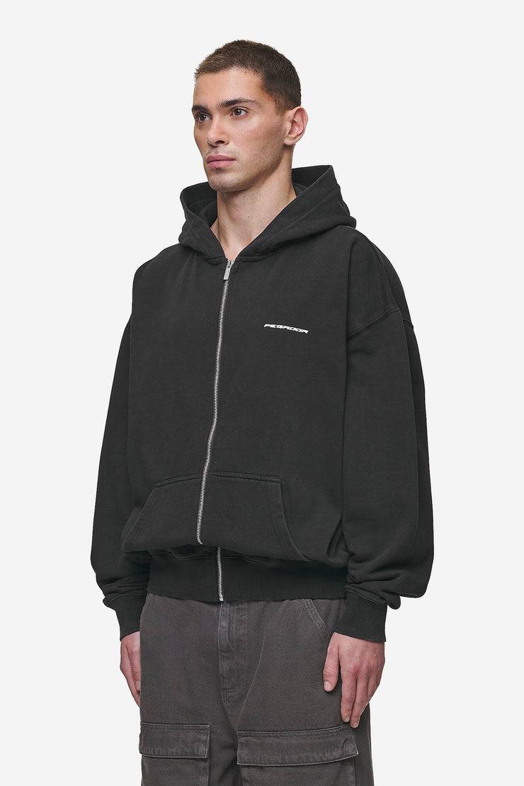 Pegador Dubose Oversized Sweat Jacket Vintage Black Sonderangebote