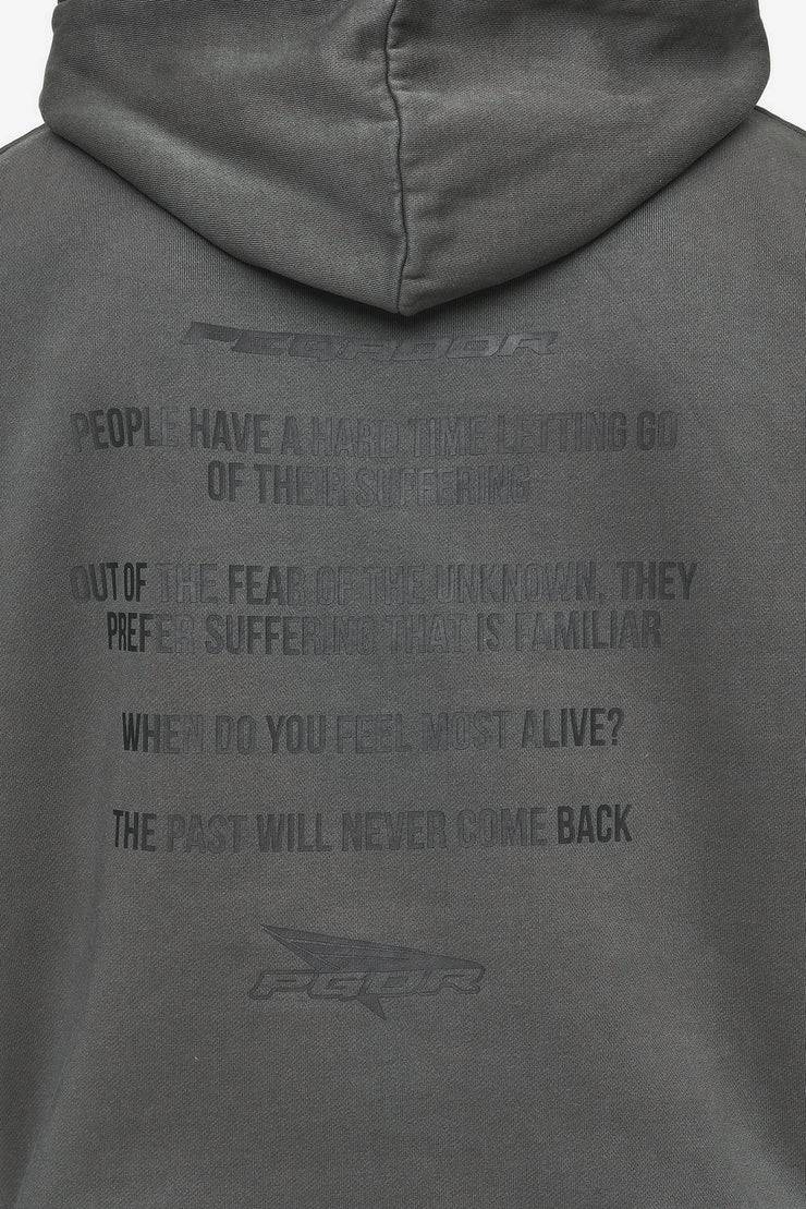 Pegador Dubose Oversized Hoodie Vintage Anthracite Riesige Ersparnisse