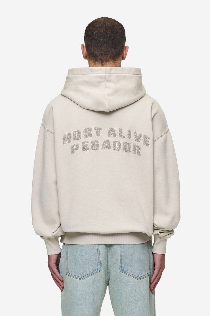 Pegador Buford Oversized Hoodie Washed Light Beige Tiefpreis