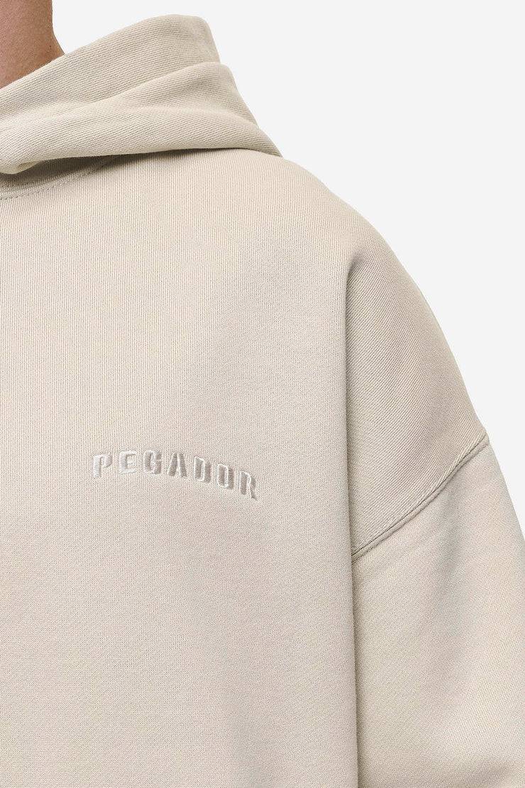 Pegador Buford Oversized Hoodie Washed Light Beige Tiefpreis