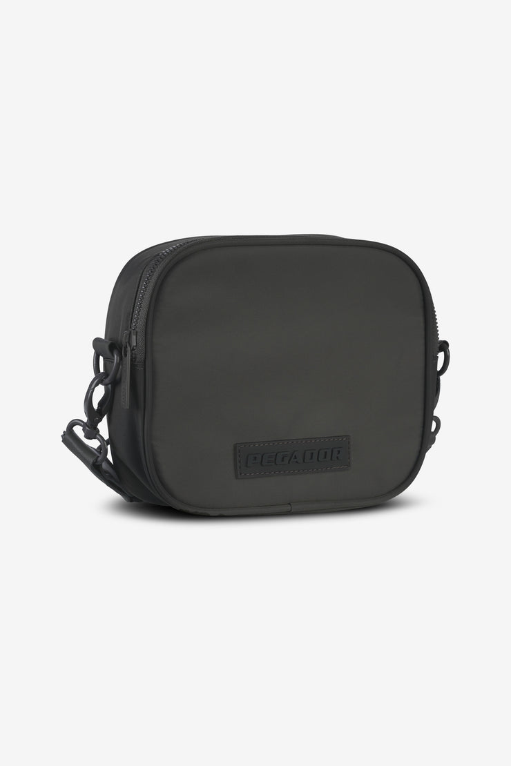 Pegador Rubber Logo Patch Nylon Shoulder Strap Bag Anthracite Super Sparpreis