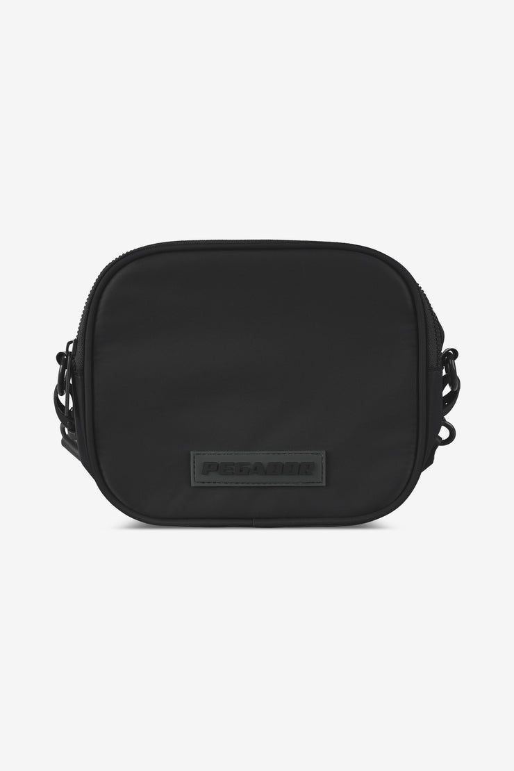 Pegador Rubber Logo Patch Nylon Shoulder Strap Bag Black Wochenangebot