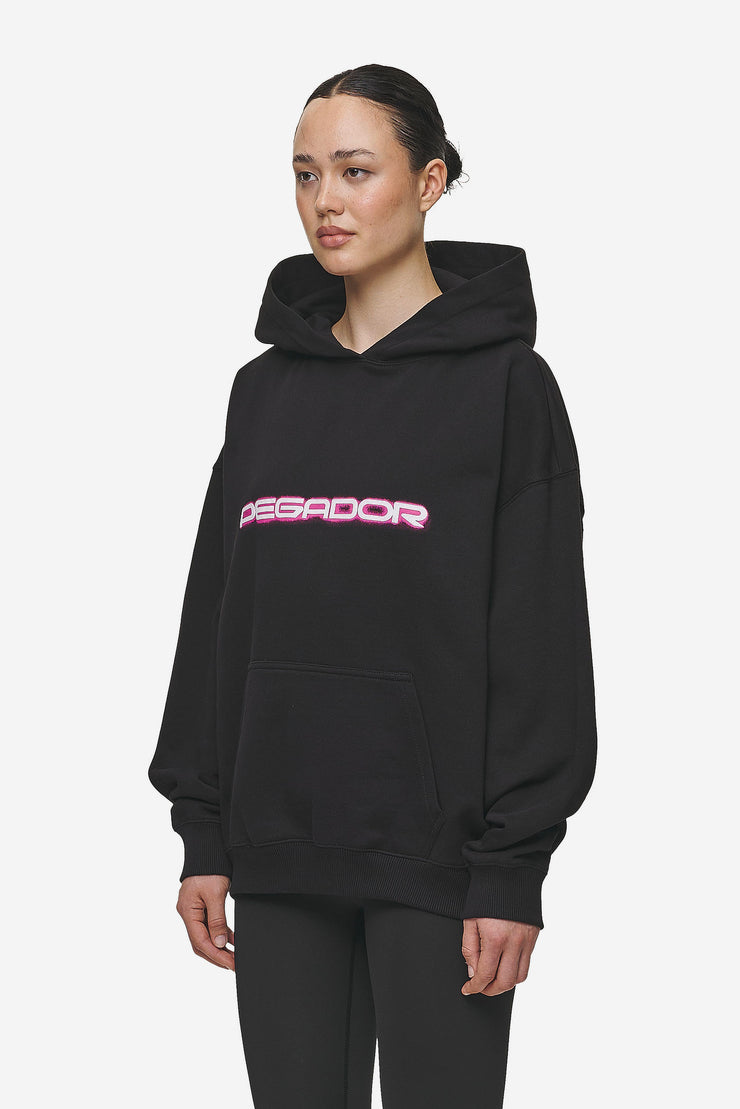 Pegador Mila Oversized Hoodie Washed Black Bis zu 60% Rabatt