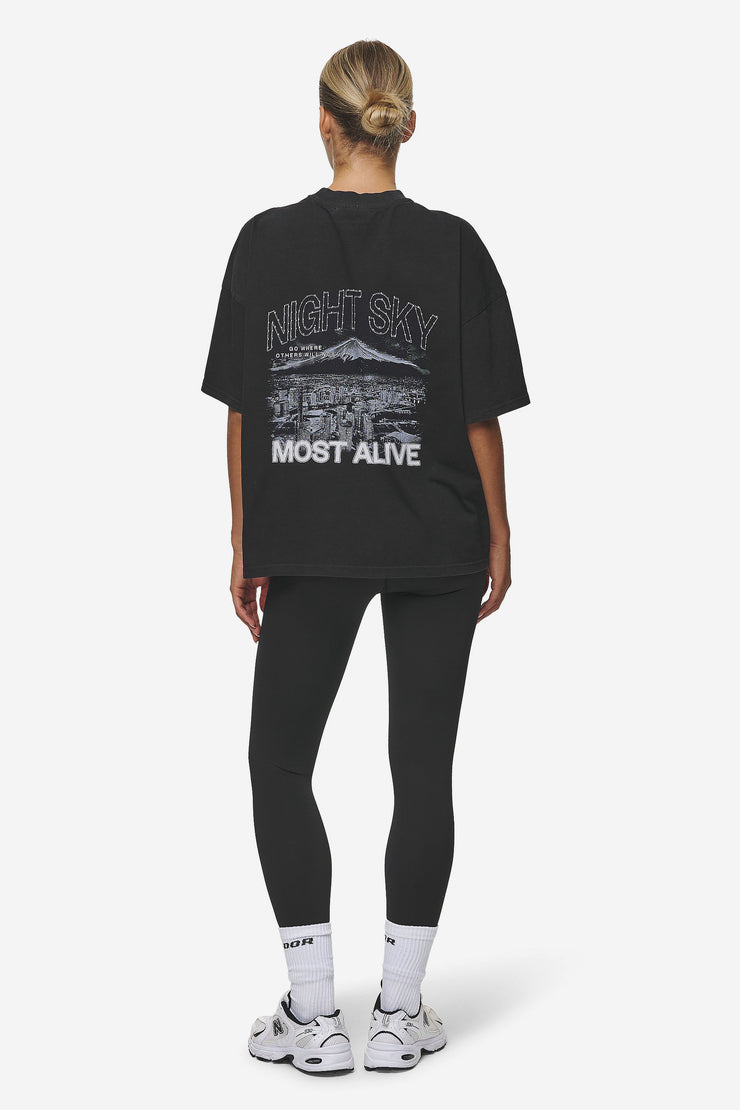 Pegador Sonia Heavy Oversized Tee Washed Black Bis zu 55% Rabatt