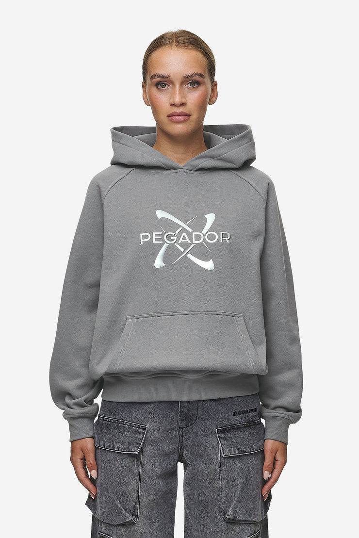 Pegador Klaria Oversized Hoodie Washed Deep Grey Discount Store für neue Produkte