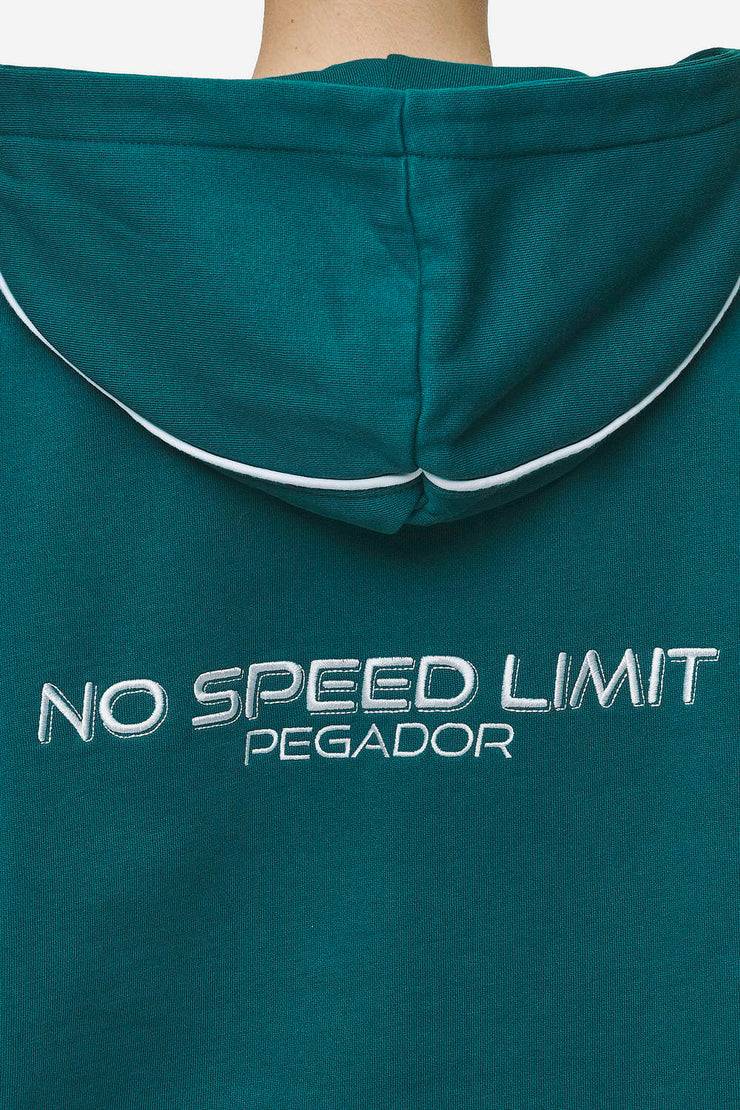 Pegador Naomi Oversized Hoodie Washed Urban Turquoise Super Rabatt