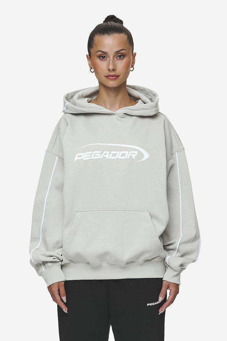Pegador Naomi Oversized Hoodie Washed Moon Grey Riesige Rabatte