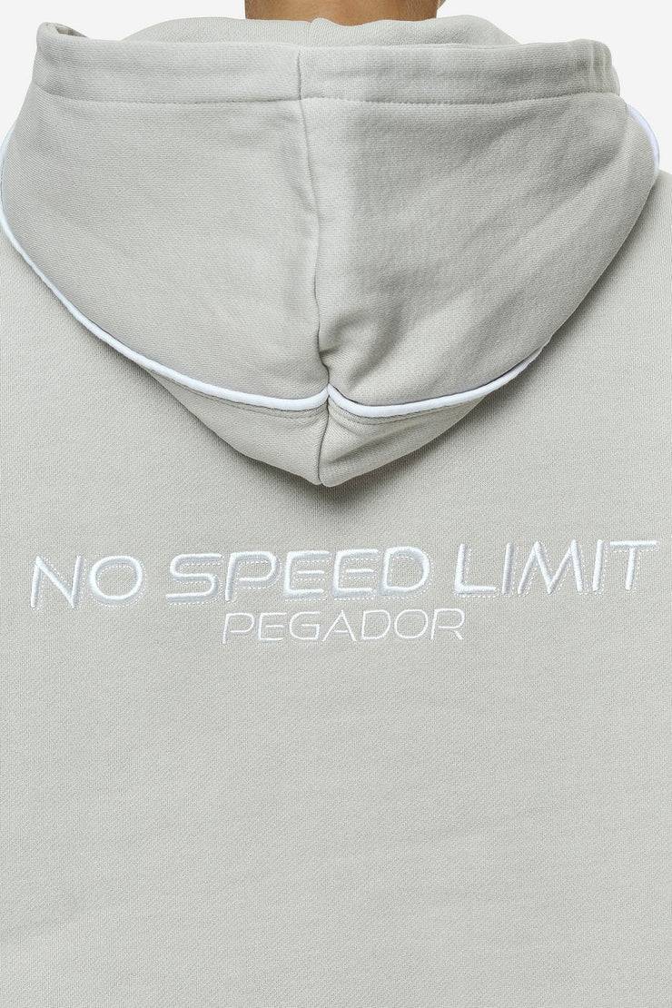 Pegador Naomi Oversized Hoodie Washed Moon Grey Riesige Rabatte