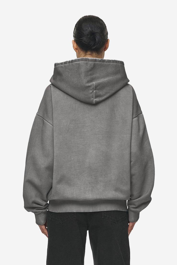 Pegador Julia Oversized Sweat Jacket Oil Dyed Deep Grey Kostenloser Versand international