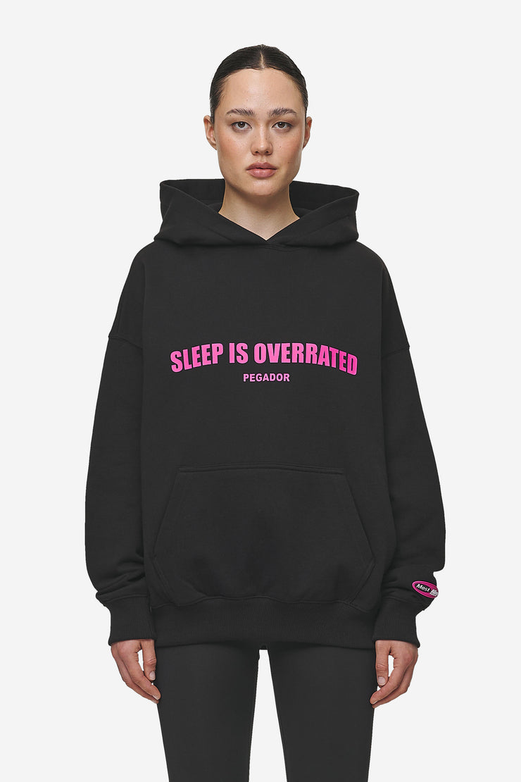 Pegador Tori Oversized Hoodie Washed Black Fabrikladen