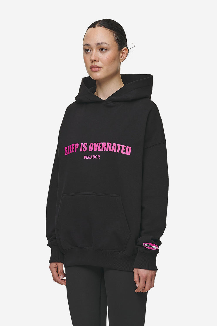 Pegador Tori Oversized Hoodie Washed Black Fabrikladen
