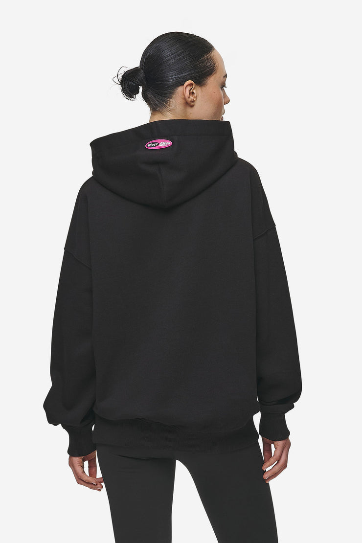 Pegador Tori Oversized Hoodie Washed Black Fabrikladen
