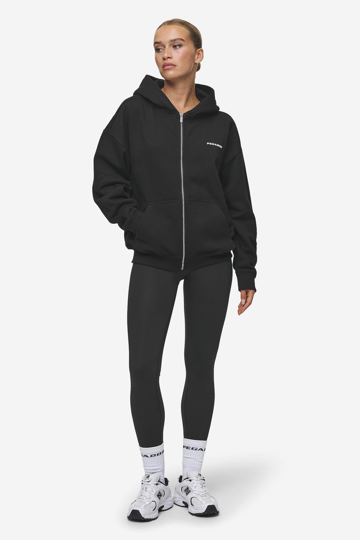 Pegador Clarita Oversized Sweat Jacket Black White Gum im Angebot